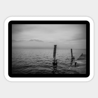 Winter Lake Garda at Castelletto Sticker